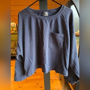 Calia Casual Navy Pocket Sweatshirt
